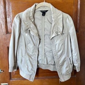 WHBM Cropped Bomber Jacket